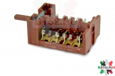 Перекл. дух.COK341UN GOTTAK 870604(7-поз. Шток-24mm, 10-конт.)