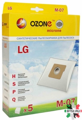 Мешок пылесоса LG (5шт.) (М-07)