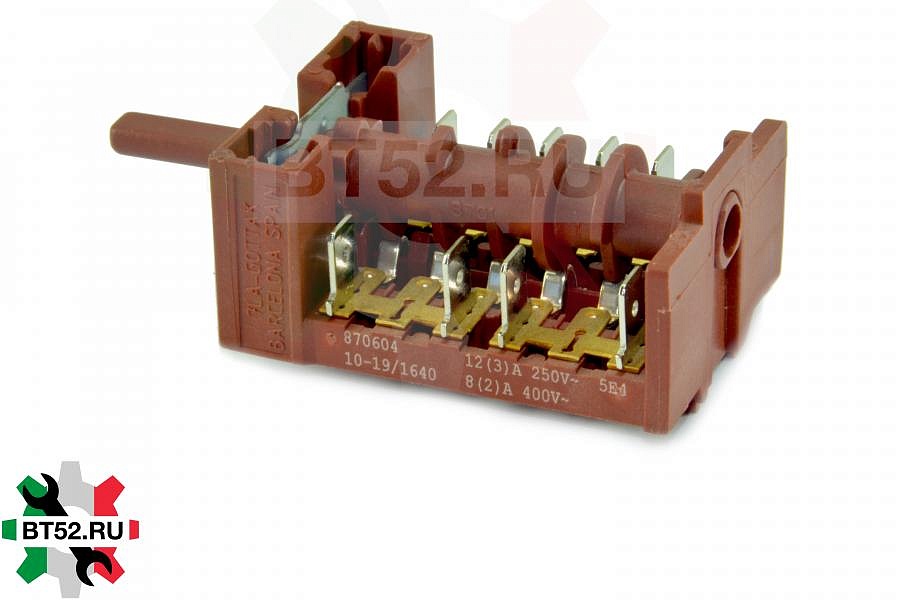 Перекл. дух.COK341UN GOTTAK 870604(7-поз. Шток-24mm, 10-конт.)