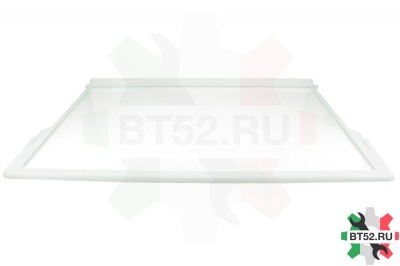 Полка Атлант стекл. 37132 с обр. полностью 52,5*32,5  371320308000